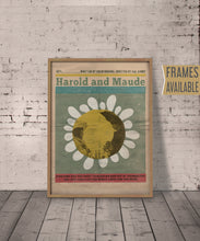 HAROLD AND MAUDE Poster  Framed Print Option  Classic Movies Prints Alternative Film Poster  Retro Wall Art Print  Christmas Gift 607725874