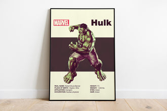 HULK POSTER - Marvel Poster - Avengers Poster - Printable Art - Digital Art - Wall Art - Mid Century Modern Art - Home Decor 1874432354