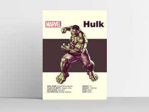 HULK POSTER - Marvel Poster - Avengers Poster - Printable Art - Digital Art - Wall Art - Mid Century Modern Art - Home Decor 1874432354
