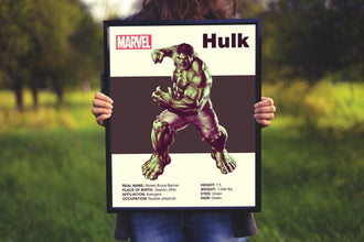 HULK POSTER - Marvel Poster - Avengers Poster - Printable Art - Digital Art - Wall Art - Mid Century Modern Art - Home Decor 1874432354