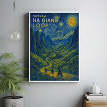 Ha Giang Loop Travel Poster - Vietnam Wall Art Print, Illustration Poster, Home & Office decor, Gift idea, Travel print, road trip print (3)