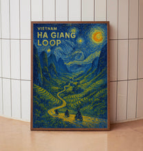 Ha Giang Loop Travel Poster - Vietnam Wall Art Print, Illustration Poster, Home & Office decor, Gift idea, Travel print, road trip print (3)