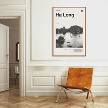 Ha Long Bay Art Print  Ha Long BayPoster  Ha Long  Wall Art  Mid Century Poster  Travel Print Art  Vietnam  Vintage Poster 1584121209