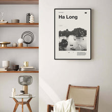 Ha Long Bay Art Print  Ha Long BayPoster  Ha Long  Wall Art  Mid Century Poster  Travel Print Art  Vietnam  Vintage Poster 1584121209