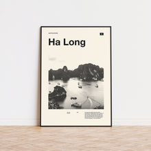 Ha Long Bay Art Print  Ha Long BayPoster  Ha Long  Wall Art  Mid Century Poster  Travel Print Art  Vietnam  Vintage Poster 1584121209
