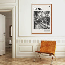 Ha Noi Art Print  Ha Noi Poster  Ha Noi Wall Art  Mid Century Poster  Travel Print Art  Vietnam  Vintage Poster 1584119901