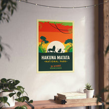 Hakuna Matata Poster, Disney The Lion King Poster, Lion King Wall Art, Lion King Art Print, Retro Print, Disney Posters, Disney Gift, Decor 1599347319