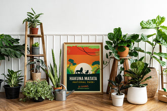 Hakuna Matata Poster, Disney The Lion King Poster, Lion King Wall Art, Lion King Art Print, Retro Print, Disney Posters, Disney Gift, Decor 1599347319