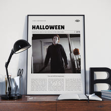 Halloween, John Carpenter, Retro Movie Poster, Custom Movie Poster Print 4421167903