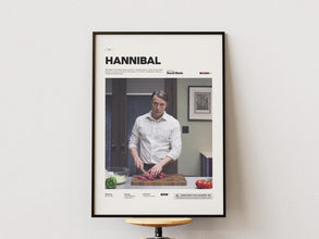 Hannibal Poster, Mads Mikkelsen Poster, TV Series Hannibal Lecter Print, Horror Movie Poster, Movie Wall Art, Cinematic Room Decor 4313444457