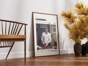 Hannibal Poster, Mads Mikkelsen Poster, TV Series Hannibal Lecter Print, Horror Movie Poster, Movie Wall Art, Cinematic Room Decor 4313444457