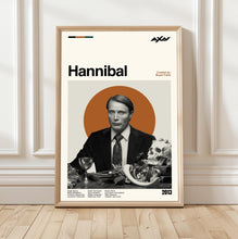Hannibal Tv Series Poster, Mid-Century Modern Art, Minimalist Movie Poster 4426696330