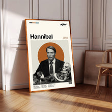 Hannibal Tv Series Poster, Mid-Century Modern Art, Minimalist Movie Poster 4426696330