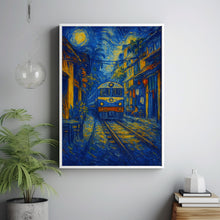 Hanoi Travel Poster - Vietnam Wall Art Print, Cafe Illustration Artwork, Home & Office decor, Gift idea, Train Street Travel print