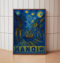 Hanoi Travel Poster - Vietnam Wall Art Print, Cafe Illustration Artwork, Home & Office decor, Gift idea, Train Street Travel print (2)