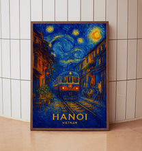 Hanoi Travel Poster - Vietnam Wall Art Print, Cafe Illustration Artwork, Home & Office decor, Gift idea, Train Street Travel print (3)