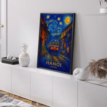 Hanoi Travel Poster - Vietnam Wall Art Print, Cafe Illustration Artwork, Home & Office decor, Gift idea, Train Street Travel print (3)