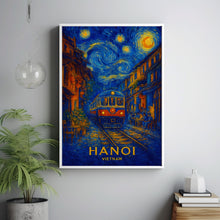 Hanoi Travel Poster - Vietnam Wall Art Print, Cafe Illustration Artwork, Home & Office decor, Gift idea, Train Street Travel print (3)
