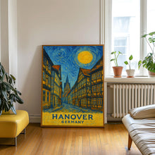 Hanover Poster Print, Hanover Travel Poster, Hanover Van Gogh Style Wall Art, Hanover, Germany