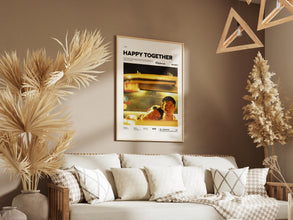 Happy Together Poster, Wong Kar-wai Romance Film Poster, Leslie Cheung Poster, Tony Leung Chiu-wai Poster, Love Movie Happy Together Print 4339943187