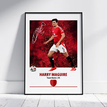 Harry Maguire Poster Football Posters, Football Prints 4304155306