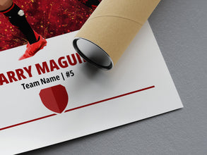 Harry Maguire Poster Football Posters, Football Prints 4304155306