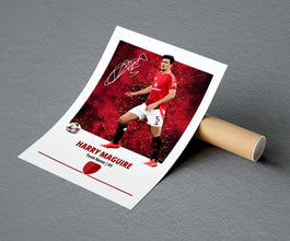 Harry Maguire Poster Football Posters, Football Prints 4304155306