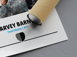 Harvey Barnes Poster Football Posters, Football Prints 4332383560