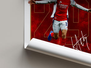 Havertz Football Poster Red North London Football Print for Fans 4384544013
