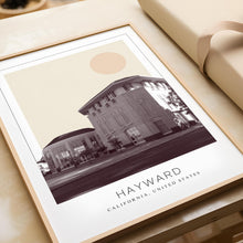 Hayward Poster Print, Hayward Travel Poster, Hayward Minimalistic Wall Art, Hayward, California, United States 1882439603