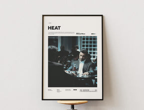 Heat Film Poster  Heat Alternative Movie Poster Print  Al Pacino and Robert De Niro Movie Poster  Gift Poster Collage for Cinema Lovers 1877264883