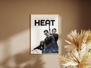 Heat Movie Poster, Robert De Niro, Al Pacino,  Retro Film, Digital Download, Physical Print 4404233840 7697