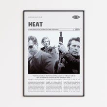 Heat, Michael Mann, Retro Movie Poster, Custom Movie Poster 4421171563
