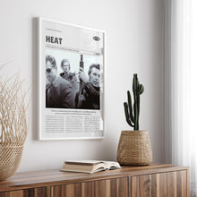 Heat, Michael Mann, Retro Movie Poster, Custom Movie Poster 4421171563