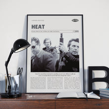 Heat, Michael Mann, Retro Movie Poster, Custom Movie Poster 4421171563