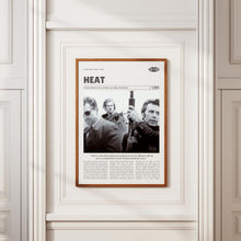 Heat, Michael Mann, Retro Movie Poster, Custom Movie Poster 4421171563