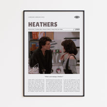 Heathers, Michael Lehmann, Retro Movie Poster, Custom Movie Poster Print 4421168148