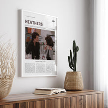 Heathers, Michael Lehmann, Retro Movie Poster, Custom Movie Poster Print 4421168148