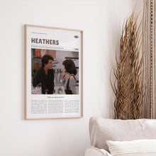 Heathers, Michael Lehmann, Retro Movie Poster, Custom Movie Poster Print 4421168148