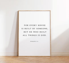 Hebrews 34, Christian Wall Art, Minimal Christian Printable, Bible Verse Wall Art, Scripture Art, Christian Poster, Modern Christian Print 1862047697