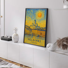 Helsinki Poster Print, Helsinki Travel Poster, Helsinki Van Gogh Style Wall Art, Helsinki, Finland