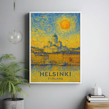 Helsinki Poster Print, Helsinki Travel Poster, Helsinki Van Gogh Style Wall Art, Helsinki, Finland