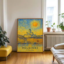 Helsinki Poster Print, Helsinki Travel Poster, Helsinki Van Gogh Style Wall Art, Helsinki, Finland