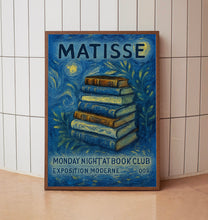 Henri Matisse Book Club Exhibition Print - Monday Night At Book Club, Reading Corner Poster, Literature, Gallery Art, Modern Luxury Matisse