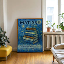 Henri Matisse Book Club Exhibition Print - Monday Night At Book Club, Reading Corner Poster, Literature, Gallery Art, Modern Luxury Matisse