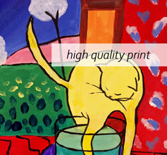 Henri Matisse Cat with red fish Poster, Henri Matisse Wall art, Henri Matisse Cat Print, Exhibition poster 1208412295