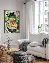 Henri Matisse Gold Fish with black cat Poster, Henri Matisse Wall art, Matisse Exhibition print, Birthday Gift, Famous painting with cat 1372037079