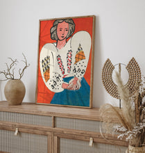 Henri Matisse La Blouse Roumaine 1940 Poster, Henri Matisse Wall art Decor, Henri Matisse Woman Print, Her Painting, Portrait Woman Art 1149874585