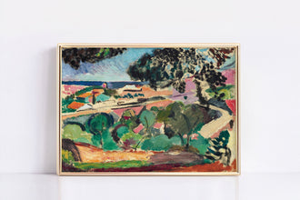 Henri Matisse Landscape near Collioure Poster, Henri Matisse Exhibition Print, Matisse wall art, Contemporary Print, Mid Century Modern 1444678611