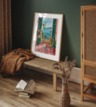 Henri Matisse Open window poster, Henri Matisse wall art decor, Aesthetic Matisse Poster for Modern Gallery, Minimalist Neutral Wall Art 1743230818